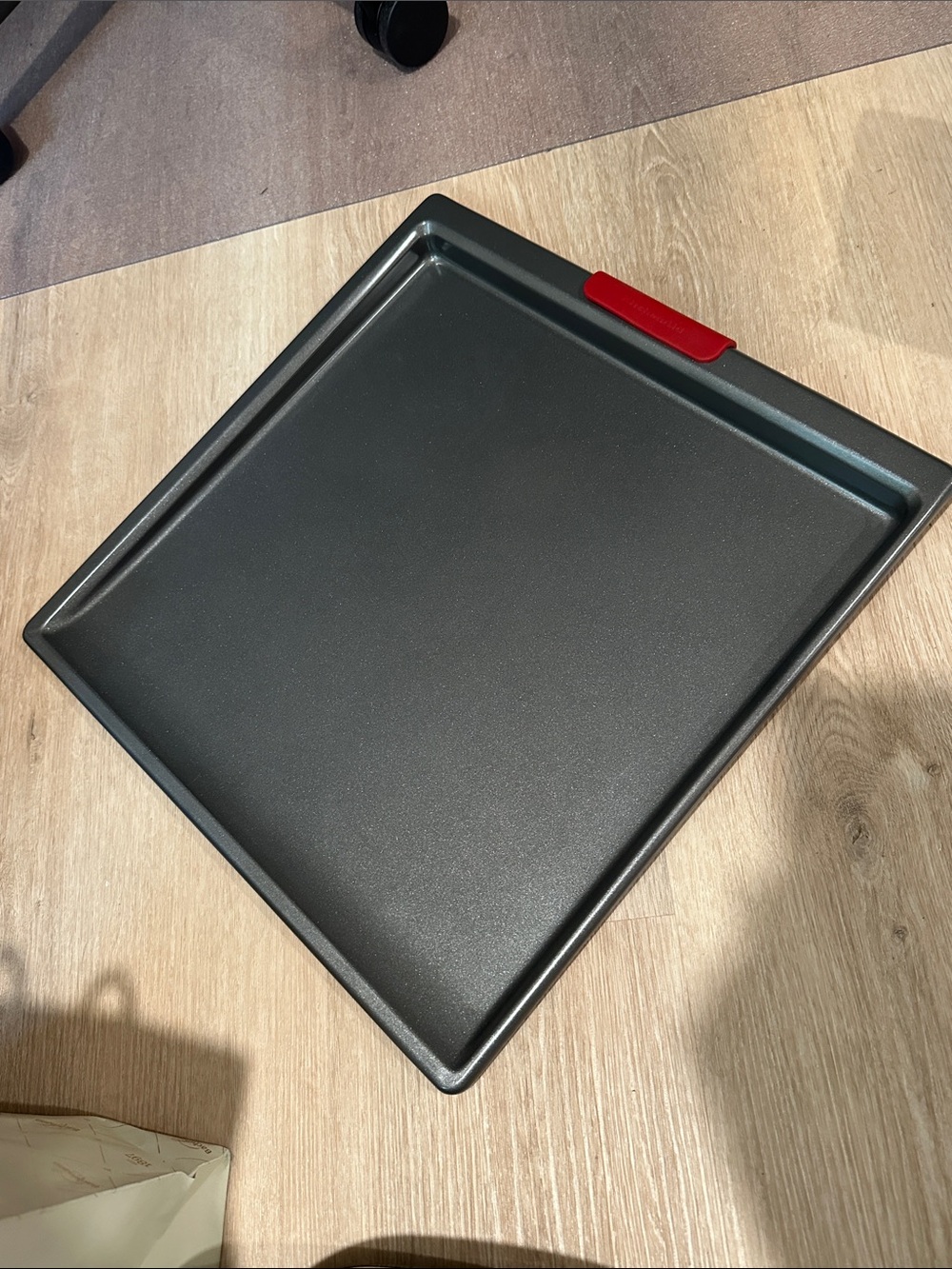 NEW Kitchen Aid Cookie Slider Sheet 15” Wider Slider Baking Pan Flat Angled